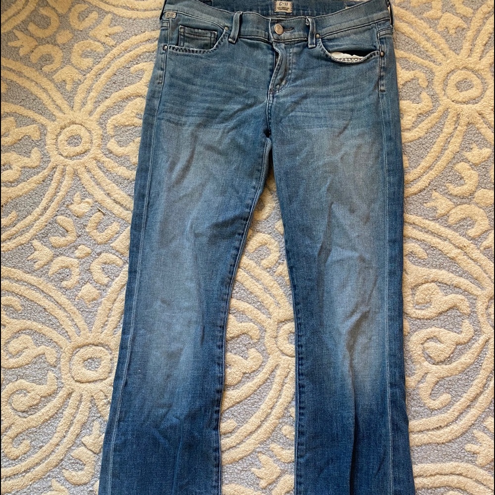 Citizens of humanity low rise boot cut jeans